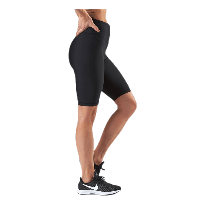 Flatter High Waist Biker Shorts Black