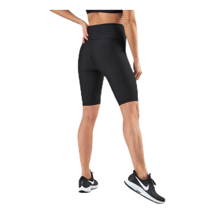 Flatter High Waist Biker Shorts Black