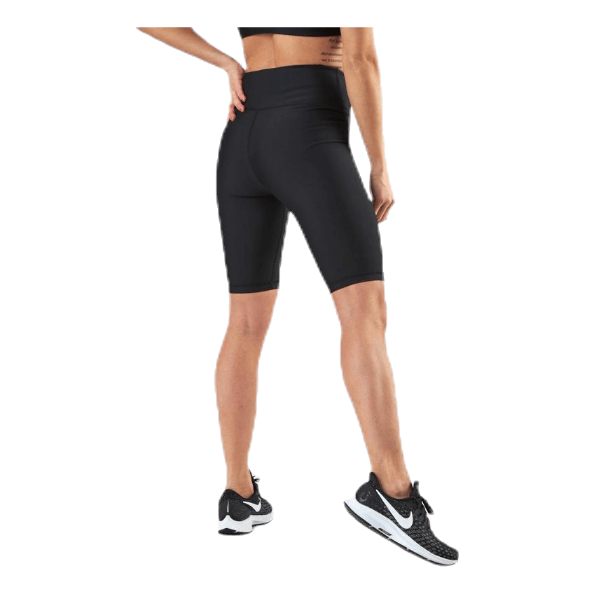 Flatter High Waist Biker Shorts Black