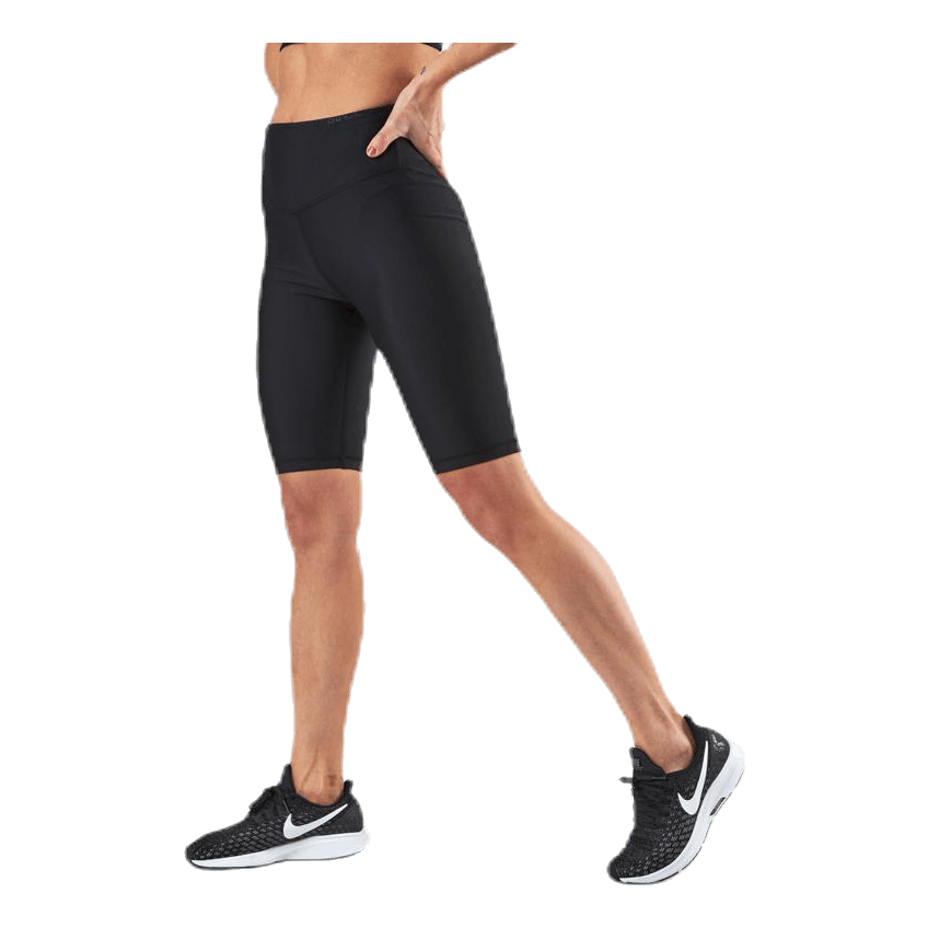 Flatter High Waist Biker Shorts Black