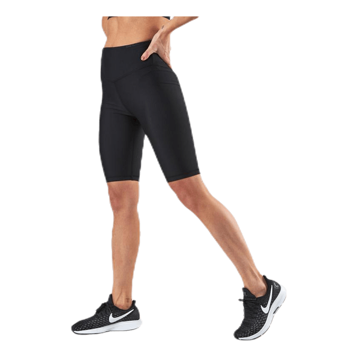 Flatter High Waist Biker Shorts Black