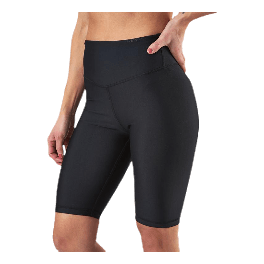 Flatter High Waist Biker Shorts Black