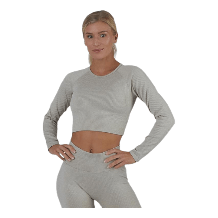 Bonnie Ribbed LS Beige