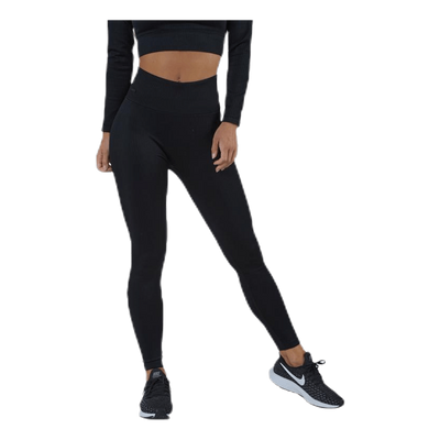 Bonnie Ribbed Tights Black