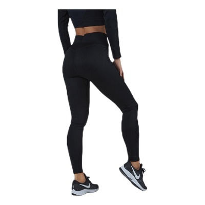 Bonnie Ribbed Tights Black