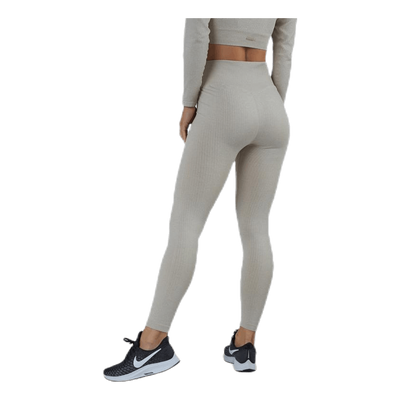 Bonnie Ribbed Tights Beige