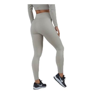 Bonnie Ribbed Tights Beige