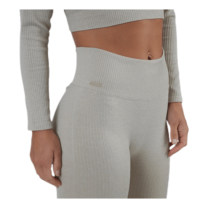 Bonnie Ribbed Tights Beige