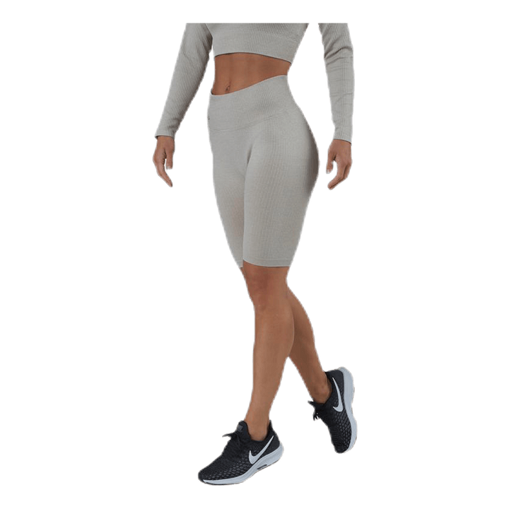 Bonnie Ribbed Shorts Beige