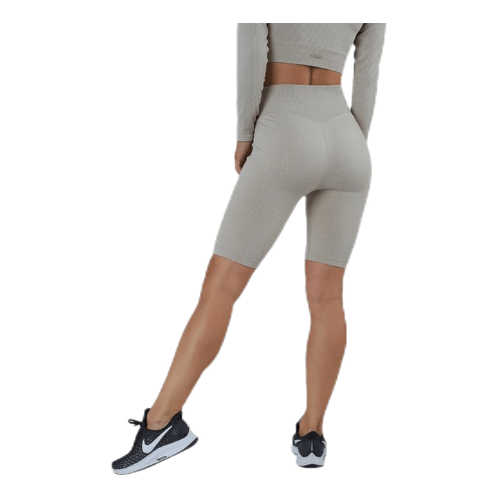 Bonnie Ribbed Shorts Beige