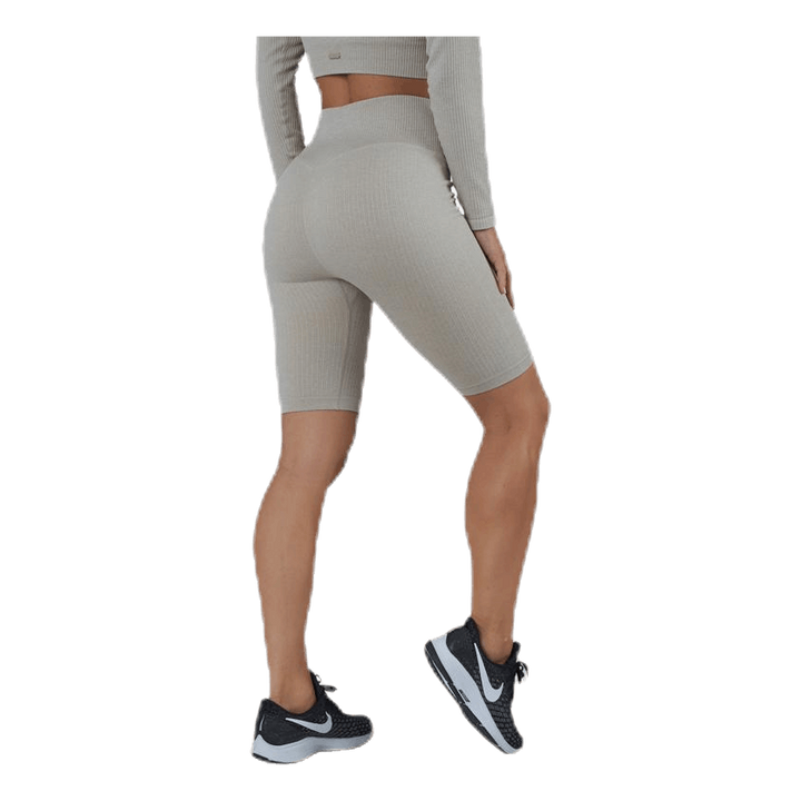 Bonnie Ribbed Shorts Beige