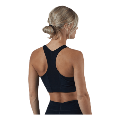 Zip Sports Bra Black