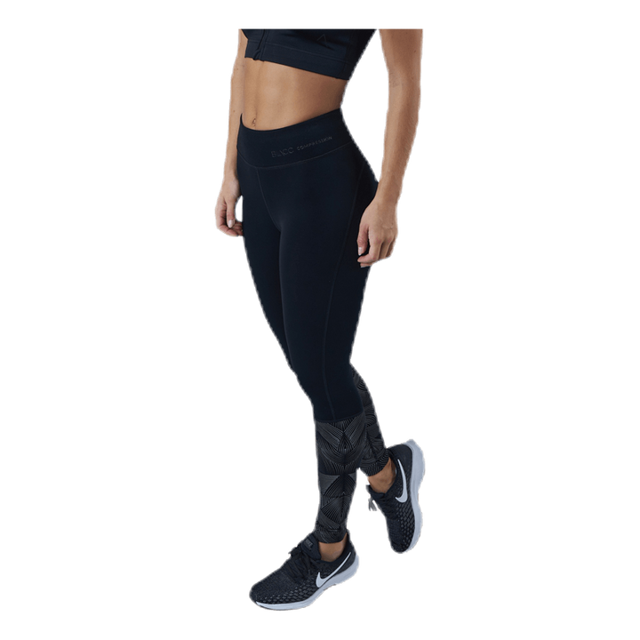 Firm Winter Compression Tights Black