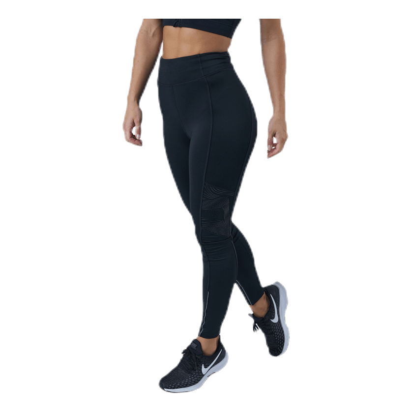 Fast Lane Winter Tights Black/Silver