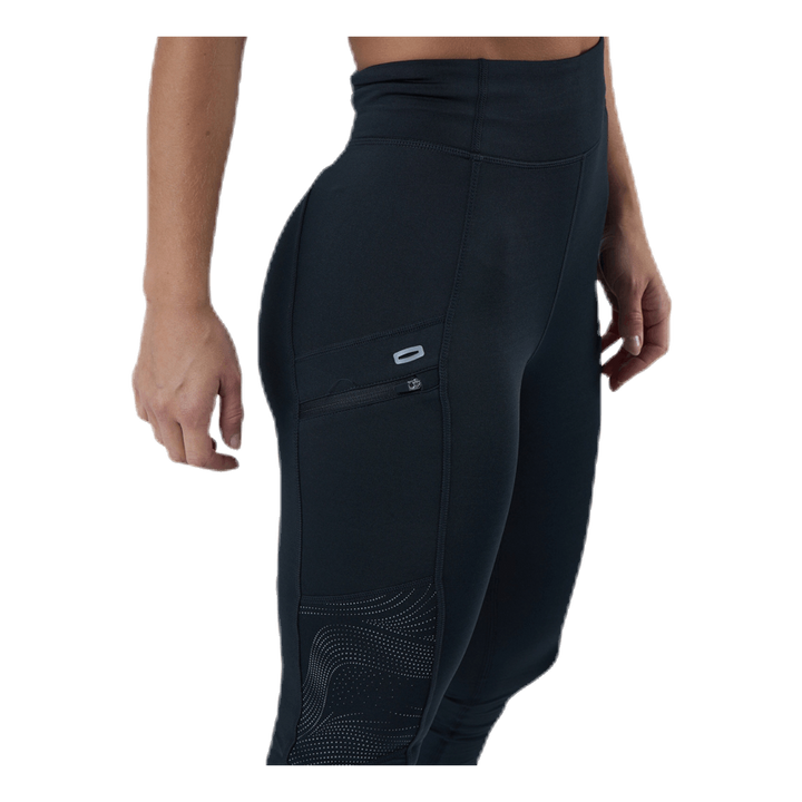 Fast Lane Winter Tights Black/Silver