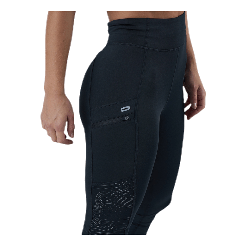 Fast Lane Winter Tights Black/Silver