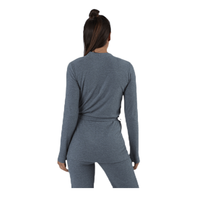 Serenity Rib Kimono Grey