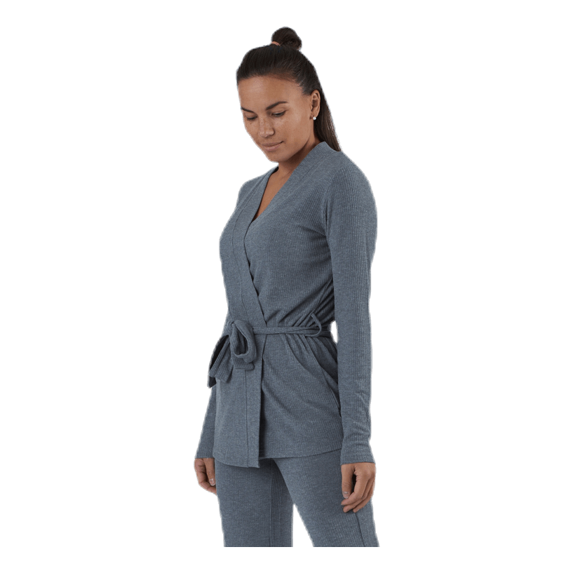 Serenity Rib Kimono Grey