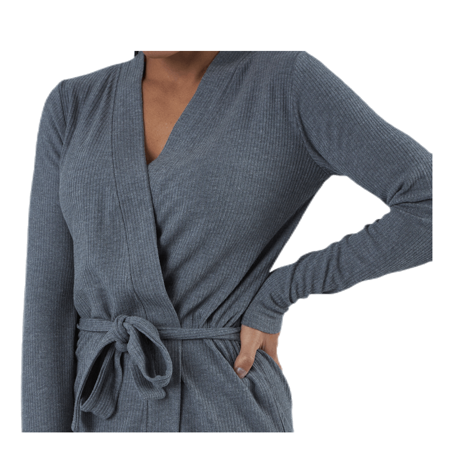 Serenity Rib Kimono Grey