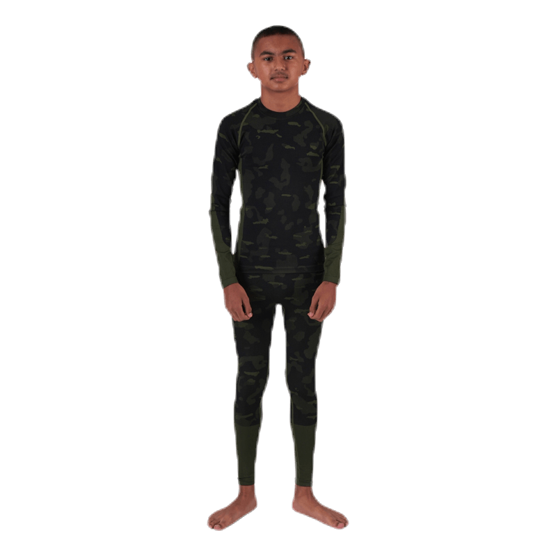 Junior Seamless 1st Layer Set Patterned/Green
