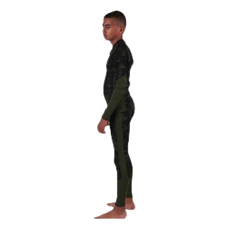 Junior Seamless 1st Layer Set Patterned/Green