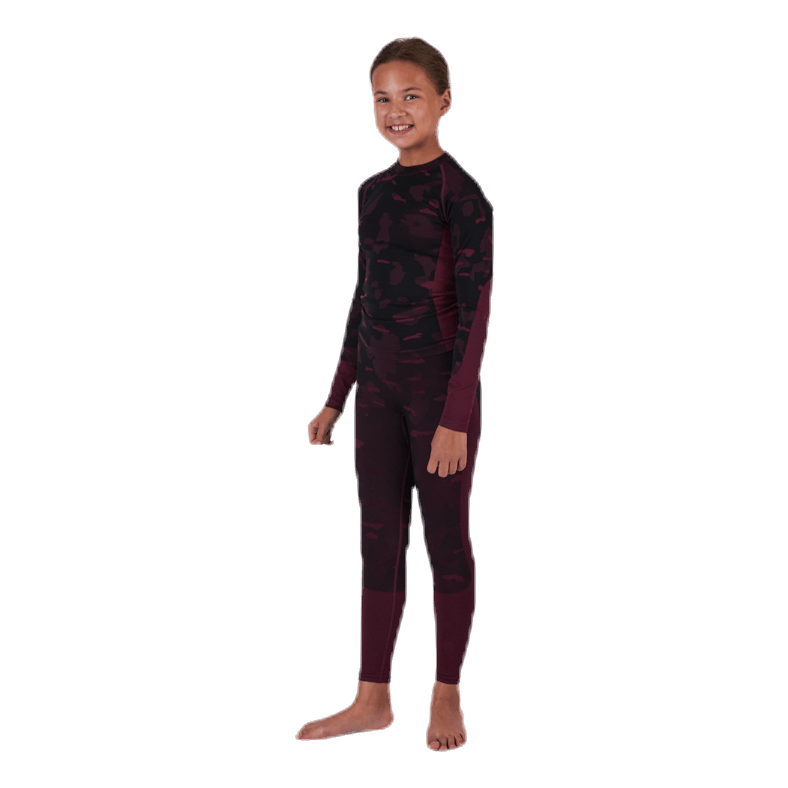 Junior Seamless 1st Layer Set Patterned/Red