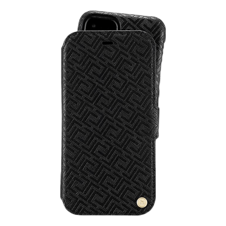 Stockholm Wallet Case Magnet iPhone 11 Black