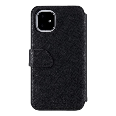 Stockholm Wallet Case Magnet iPhone 11 Black
