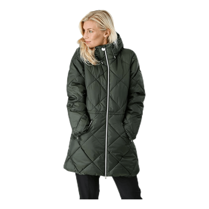 Active Quilt Jacket Green