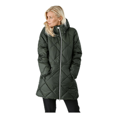 Active Quilt Jacket Green