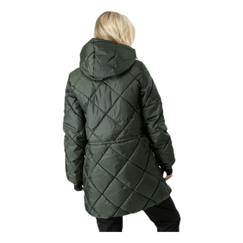 Active Quilt Jacket Green