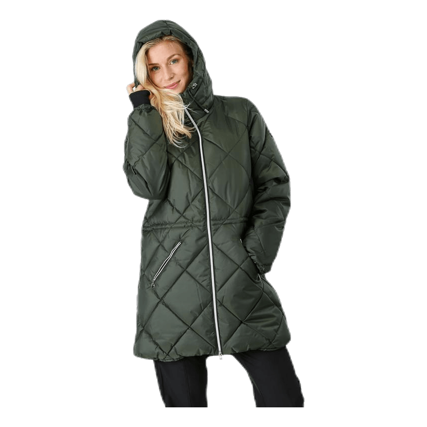 Active Quilt Jacket Green