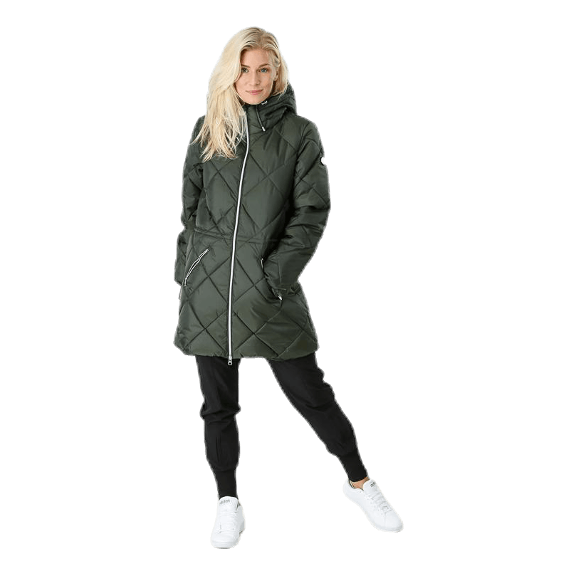 Active Quilt Jacket Green