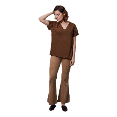 The-Shirt V-neck Brown