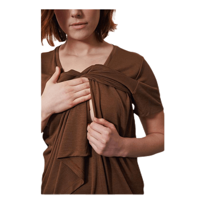 The-Shirt V-neck Brown