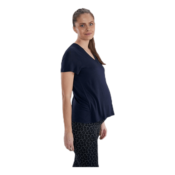 The-Shirt V-Neck Blue