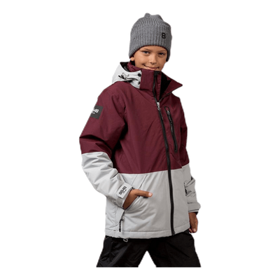 Kaman Junior Jacket Grey/Red