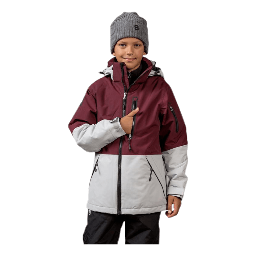 Kaman Junior Jacket Grey/Red