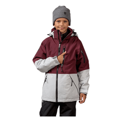 Kaman Junior Jacket Grey/Red