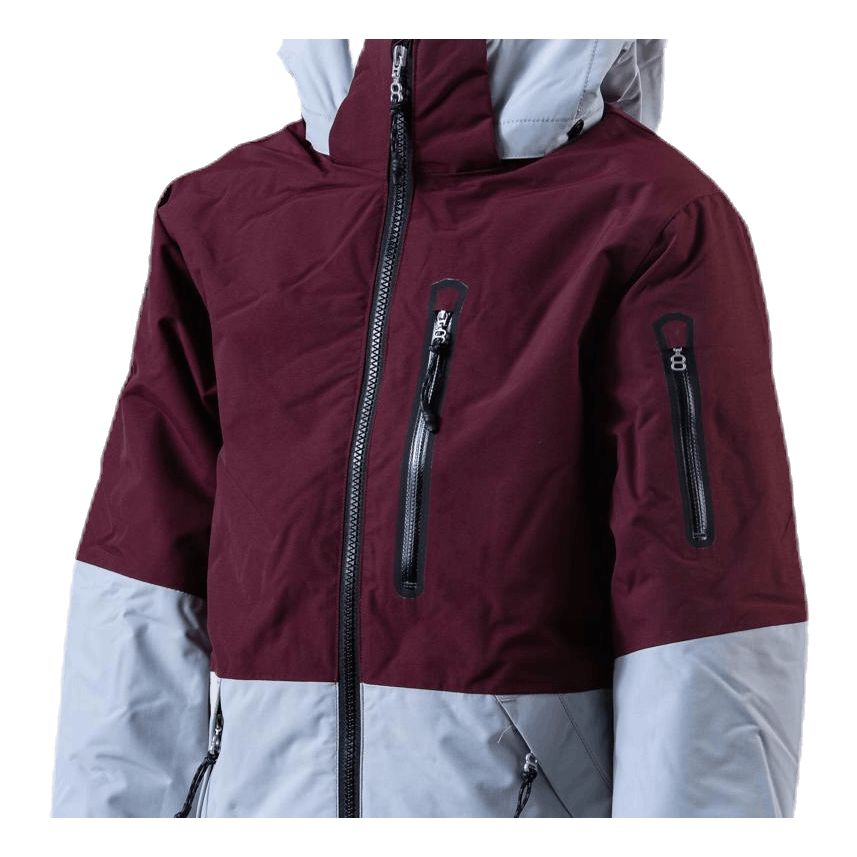 Kaman Junior Jacket Grey/Red