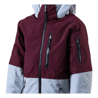 Kaman Junior Jacket Grey/Red