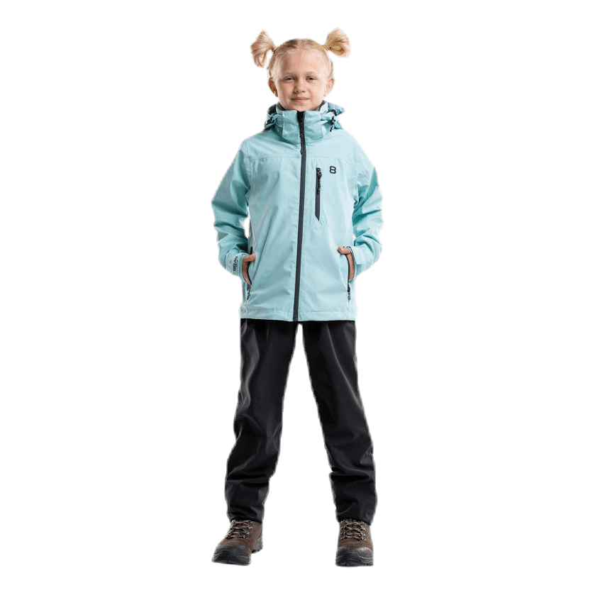 Wyatt Junior Waterproof Shell Blue/Turquoise