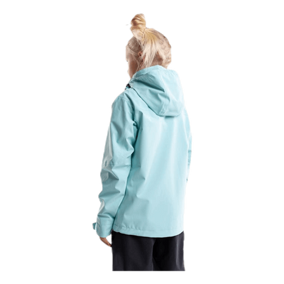 Wyatt Junior Waterproof Shell Blue/Turquoise
