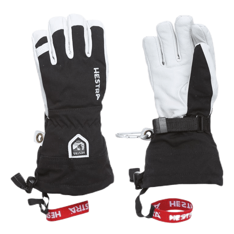 Army Leather Heli Ski Junior White/Black