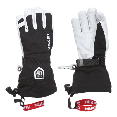 Army Leather Heli Ski Junior White/Black