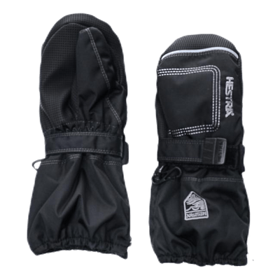 Baby Zip Long - Mitten 0-5 Years Black