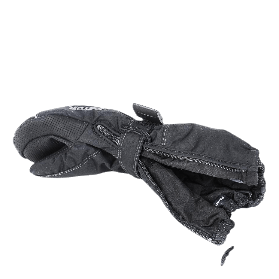 Baby Zip Long - Mitten 0-5 Years Black