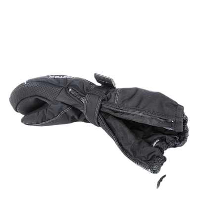 Baby Zip Long - Mitten 0-5 Years Black