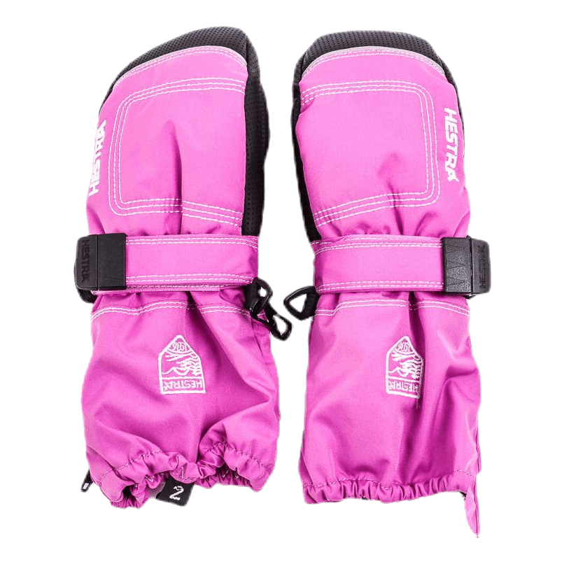 Baby Zip Long - Mitten 0-5 Years Pink