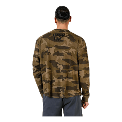Thermal gym sweater Patterned/Green